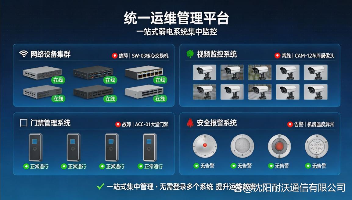 企业弱电系统集成 如何实现监控、门禁、网络与Wi-Fi的高效协同